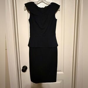 Express Black Peplum Dress
